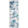 Modern Abstract Area Rug Machine Washable Rugs for Living Room, Non Slip Low Pile Indoor Accent Rug - 3 of 4