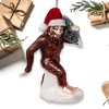 Holiday Forest Dweller Bigfoot Glass Christmas Ornament, Yeti and Sasquatch Themes | OrnamentallyYou - 2 of 4