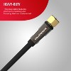 Monster Essentials Coaxial Video Cable - RG-6 Coax Cable Gold-Plated F-Pin Connector, Duraflex Protective Jacket, and Aluminum Extruded Shell - 3 of 4
