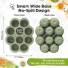 Prep Silicone Baby Food Freezer Tray with Clip-on Lid, 2oz x 10 Silicone Freezer Molds, BPA-Free Baby Food Storage - 2 of 4