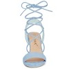 Allegra K Women's Back to College Lace Up Block High Heels Sandals - 3 of 4