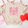 Simply Sage Market Women's Graphic Sweatshirt Valentine Smiley Face Chart - image 3 of 3