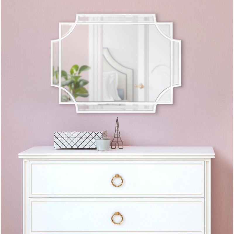 18&#34; x 24&#34; Minuette Scallop Wall Mirror White - Kate &#38; Laurel All Things Decor, 6 of 8
