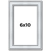 PosterPalooza | Photo Size Classic Silver Picture Frame - UV Acrylic, Foam Board Backing, Hanging Hardware - 2 of 4