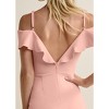 VENUS Womens Ruffle Midi Dress - 4 of 4