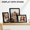 Attop 15 Pack Picture Frames Collage Wall Decor for Mounting or Tabletop Display, Including 3pcs 8x10, 6pcs 5x7, 6pcs 4x6, Black - 3 of 4