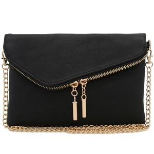 Generic Envelope Wristlet Clutch Crossbody Bag with Chain Strap - 1 of 4