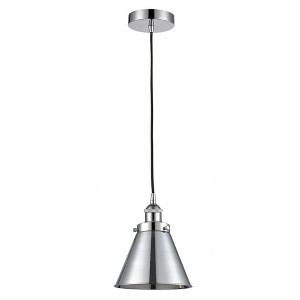 Appalachian - 1 Light Cord Hung Mini Pendant In Modern Style-9.88 Inches Tall and 8 Inches Wide - 1 of 1