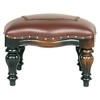 Design Toscano Victorian Rococo Faux Leather Ottoman - 2 of 4