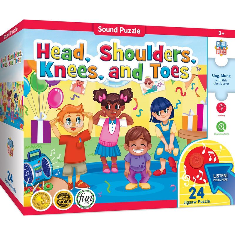 MasterPieces 24 Piece Sing-A-Long Puzzle - Head, Shoulders, Knees & Toes, 1 of 7