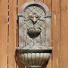 Sunnydaze 28"H Electric Polystone Venetian Outdoor Wall-Mount Water Fountain, Florentine Stone Finish - image 2 of 4