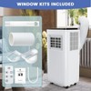 Portable Air Conditioners with Remote Control, 10000 BTU Portable AC Unit Built-in Cool, Dry, Fan Modes,Cools Room up to 450 Sq. ft,White - 3 of 4