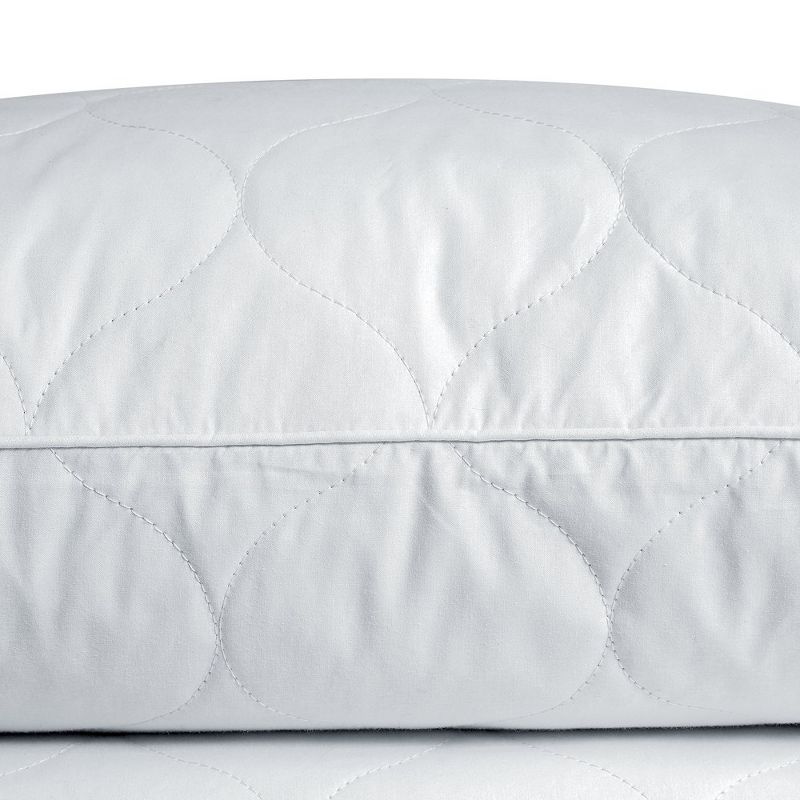 Peace Nest Quilted White Goose Down Feather Pillow, 5 of 6