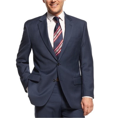 Michael Kors Mens Blue Two Button Blazer Jacket