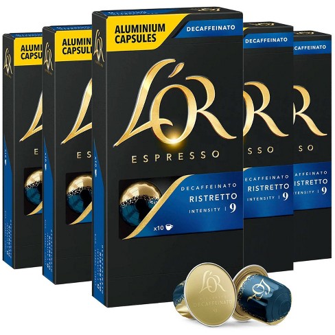 L'or Decaf Ristretto Espresso Capsules - 50ct : Target