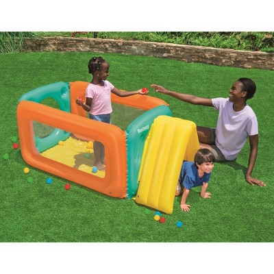 Colorful Inflatable Tunnel Ball Pit with Play Balls