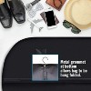 Plixio Garment Bags Suit Bag for Travel and Clothing Storage of Dresses, Dress Shirts, Coats -  Zipper and Transparent Window (Black - 100 Pack: 40") - 3 of 4