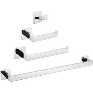 MIXXIDEA Bathroom Hardware Set 4-Piece - 1 of 3