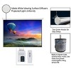BestParts 100" Motorized Projector Screen with Remote Control, Matte White, 80"x60" Viewing Area - 3 of 4