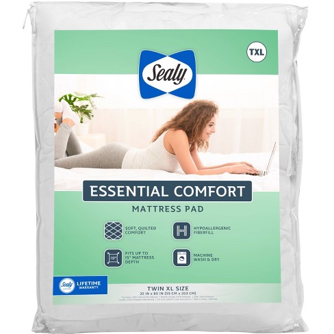 Twin Xl Essential Comfort Mattress Pad Sealy Target