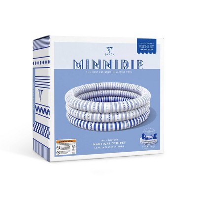 MINNIDIP Exclusive Resort Collection Inflatable Pool - Nautical Striped, 4 of 6
