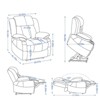 MAYEERTY Power Lift Recliner Chair, Heavy Duty Massage Chair with 8-Point Vibration Massage and Lumbar Heating, Grey - 3 of 4
