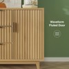 Fluted Buffet Cabinets with Storage, Large Sideboard with 2 Door - 4 of 4