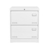 2 Drawer File Cabinet with Lock, Metal Vertical Filing Storage Cabinet, Under Desk Legal/ Letter Size Files Storage Cabinet For Office Home - 4 of 4