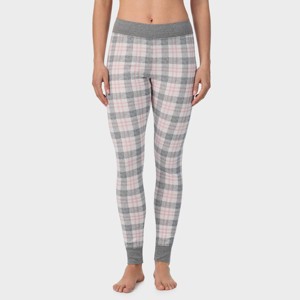 Warm Essentials by Cuddl Duds Women's Waffle Ribbed Combo Leggings with Smooth Edge - 1 of 3