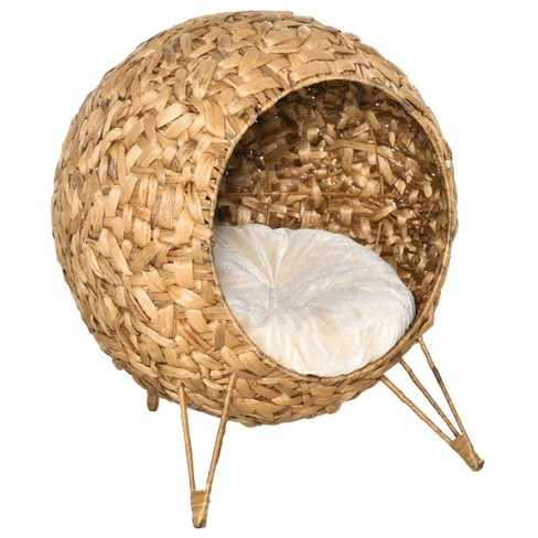 Rattan cat sale bed