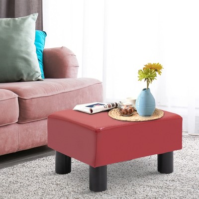 Vynxaria Faux Leather Ottoman Foot Rest ¨C Stylish & Comfortable for Any Space