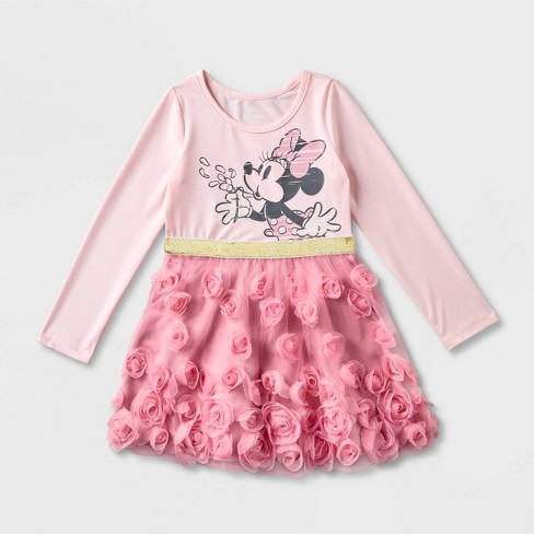 Toddler Girls' Disney Minnie Mouse Ballerina Dress - Purple : Target