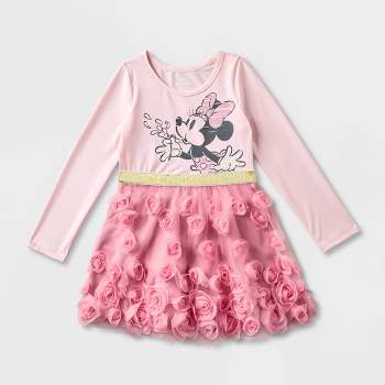 Toddler Girls' Disney Minnie Mouse Ballerina Dress - Purple