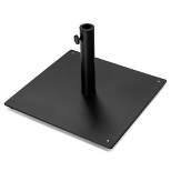 Costway 36LBS Square Umbrella Base Stand Weighted Patio Market Umbrellas Black