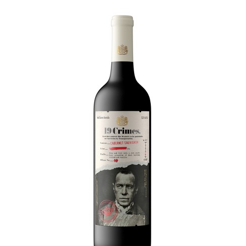 19 Crimes Cabernet Sauvignon Red Wine - 750ml Bottle - image 1 of 4