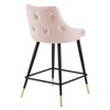 Modway Adorn Performance Velvet Counter Stool - Performance Velvet Polyester Upholstery , plywood+frame+foam, foam denisty 35kg/cm3, 12mmT, 100% poly - 3 of 4