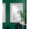 Howard Elliott 23.25"x35.25" Decorative Buckram Framed Wall Mirror Soft Gray: Modern Style, Polystyrene Frame, No Assembly Required - image 2 of 4