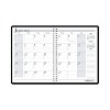 2025-2026 House of Doolittle 8.5" x 11" Academic Year Monthly Planner Faux Leather Cover Black - 2 of 4