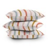 20"x20" Deny Designs Menina Lisboa Summer Colorful Stripes Square Outdoor Throw Pillow Pink - 4 of 4