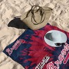 MLB Atlanta Braves Tie Dye Beach Towel 30 x 60 inches - 3 of 4
