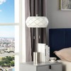 28" Legeme Mid-Century Danish 2 Light Pull Chain Table Lamp: Bedside, Metal - Ore International - 3 of 4
