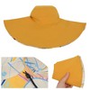 Anna-Kaci Wide Brim Floppy Sun Hat with Colorful Printed Underside UV Protection Lightweight Foldable Design for Outdoor Use - 4 of 4