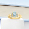 Ross-Simons 1.00 Carat Aquamarine Ring With Diamond Accents in 14kt Yellow Gold - 4 of 4