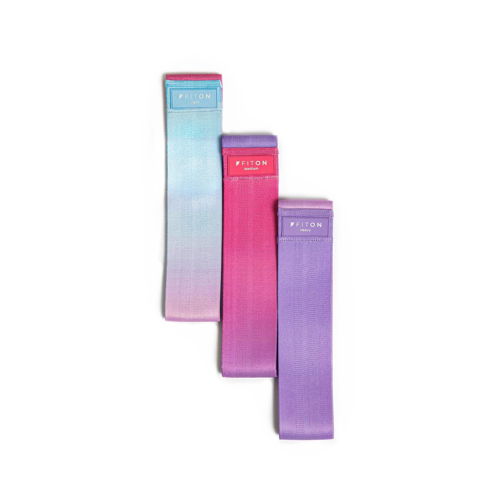 FitOn Resistance Flat Band 3pc - Purple