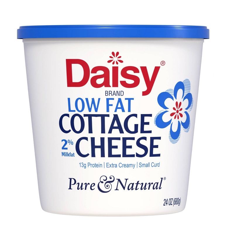 Daisy Low Fat 2% Small Curd Cottage Cheese - 1.5lbs, 1 of 6