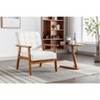 NicBex Velvet Fabric Accent Chair,Upholstered Living Room Chairs with Mid-Height Backrest,Mid-Century Arm Chair,Accent Chairs for Living Room - 2 of 4