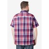 KingSize Short-Sleeve Plaid Sport Shirt - 3 of 4
