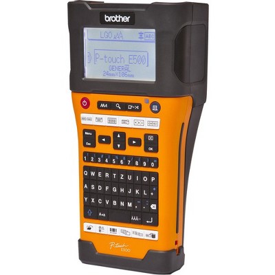  Brother Industrial Handheld Labeling Tool w/ Auto Cutter & Computer Connectivity - Thermal Transfer - 180 dpi - Tape, Label, Heat Shrink Tubing 