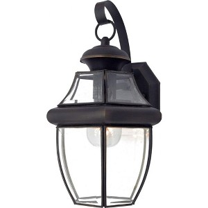 Quoizel Lighting Newbury 1 - Light Sconce in  Medici Bronze - 1 of 2