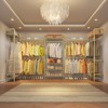 Timate U5 Expandable Wall Mounted Clothes Rack, Walk in Closet, Heavy Duty Industrial Pipe Clothing Rack - 2 of 4